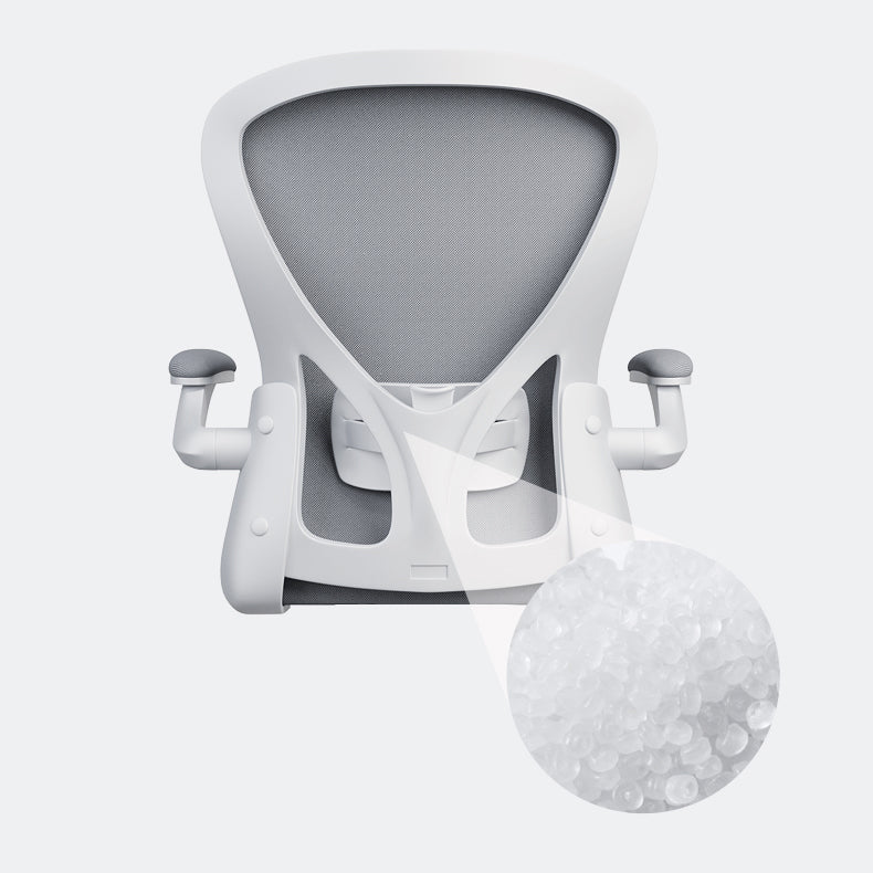 Modern Style Task Chair Adjustable Office Chair with Flip-Up Armrest Clearhalo 'furn' 'furn_office_chair' 'Furniture' 'furniture_office_chair' 'Office Chairs' 'Office Furniture' 'office_chair' 5048422