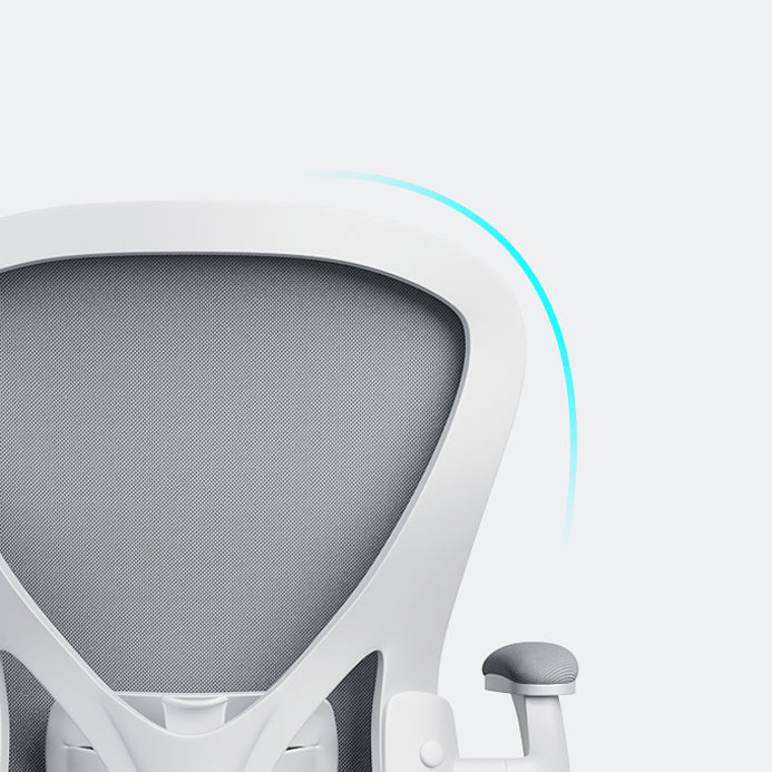 Modern Style Task Chair Adjustable Office Chair with Flip-Up Armrest Clearhalo 'furn' 'furn_office_chair' 'Furniture' 'furniture_office_chair' 'Office Chairs' 'Office Furniture' 'office_chair' 5048426