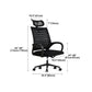 Ergonomic Mesh Task Chair Contemporary Tilt Mechanism Adjustable Seat Height Chair Clearhalo 'furn' 'furn_office_chair' 'Furniture' 'furniture_office_chair' 'Office Chairs' 'Office Furniture' 'office_chair' 5048446