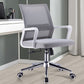 Modern Style Gray Chair Mid Back Fixed Arm Office Chair for Home Clearhalo 'furn' 'furn_office_chair' 'Furniture' 'furniture_office_chair' 'Office Chairs' 'Office Furniture' 'office_chair' 5048449