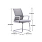 Modern Style Gray Chair Mid Back Fixed Arm Office Chair for Home Clearhalo 'furn' 'furn_office_chair' 'Furniture' 'furniture_office_chair' 'Office Chairs' 'Office Furniture' 'office_chair' 5048465