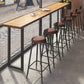 Industrial Rectangle Wood Top Counter Table 42-inch Height Bar Table Clearhalo 'Bar Furniture' 'Bar Tables' 'bar_tables' 'furn' 'furn_bar_tables' 'Furniture' 'furniture_bar_tables' 'Kitchen & Dining Furniture' 5051678