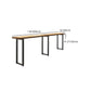 Industrial Rectangle Wood Top Counter Table 42-inch Height Bar Table Clearhalo 'Bar Furniture' 'Bar Tables' 'bar_tables' 'furn' 'furn_bar_tables' 'Furniture' 'furniture_bar_tables' 'Kitchen & Dining Furniture' 5051688