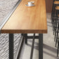 Wood Natural Bistro Accent Dining Table Modern Rectangle Footrest Pub Table Clearhalo 'Bar Furniture' 'Bar Tables' 'bar_tables' 'furn' 'furn_bar_tables' 'Furniture' 'furniture_bar_tables' 'Kitchen & Dining Furniture' 5051695