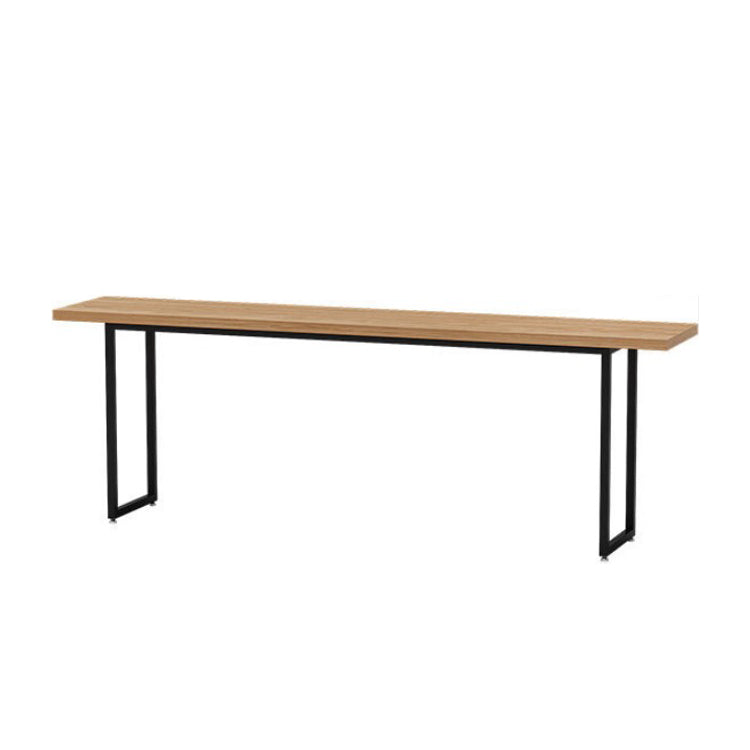 Industrial Style Wood Top Counter Table 42-inch Height Table for Coffee Shop Without Chairs Clearhalo 'Bar Furniture' 'Bar Tables' 'bar_tables' 'furn' 'furn_bar_tables' 'Furniture' 'furniture_bar_tables' 'Kitchen & Dining Furniture' 5051752