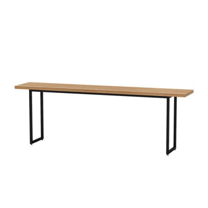 Industrial Style Wood Top Counter Table 42-inch Height Table for Coffee Shop Without Chairs Clearhalo 'Bar Furniture' 'Bar Tables' 'bar_tables' 'furn' 'furn_bar_tables' 'Furniture' 'furniture_bar_tables' 'Kitchen & Dining Furniture' 5051752