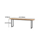 Industrial Style Wood Top Counter Table 42-inch Height Table for Coffee Shop Clearhalo 'Bar Furniture' 'Bar Tables' 'bar_tables' 'furn' 'furn_bar_tables' 'Furniture' 'furniture_bar_tables' 'Kitchen & Dining Furniture' 5051761