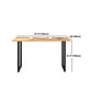 Pine Wood Bar Dining Table Modern Rectangle Bar Table with Sled for Dining Room Clearhalo 'Bar Furniture' 'Bar Tables' 'bar_tables' 'furn' 'furn_bar_tables' 'Furniture' 'furniture_bar_tables' 'Kitchen & Dining Furniture' 5051842