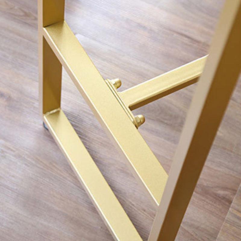 Stone Bar Dining Table Glam Rectangle Bar Table with Trestle for Milk Tea Shop Clearhalo 'Bar Furniture' 'Bar Tables' 'bar_tables' 'furn' 'furn_bar_tables' 'Furniture' 'furniture_bar_tables' 'Kitchen & Dining Furniture' 5051910