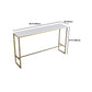 Stone Bar Dining Table Glam Rectangle Bar Table with Trestle for Milk Tea Shop Clearhalo 'Bar Furniture' 'Bar Tables' 'bar_tables' 'furn' 'furn_bar_tables' 'Furniture' 'furniture_bar_tables' 'Kitchen & Dining Furniture' 5051914