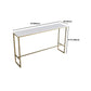 Stone Bar Dining Table Glam Rectangle Bar Table with Trestle for Milk Tea Shop Clearhalo 'Bar Furniture' 'Bar Tables' 'bar_tables' 'furn' 'furn_bar_tables' 'Furniture' 'furniture_bar_tables' 'Kitchen & Dining Furniture' 5051919