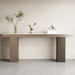 Stone Bar Dining Table Modern Rectangle Bar Table with Double Pedestal for Porch Clearhalo 'Bar Furniture' 'Bar Tables' 'bar_tables' 'furn' 'furn_bar_tables' 'Furniture' 'furniture_bar_tables' 'Kitchen & Dining Furniture' 5051947