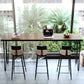 Pine Wood Bar Dining Table Industrial Rectangle Bar Table with 4 Legs Pedestal for Balcony 63"L x 15.7"W x 41.3"H Without Chairs Clearhalo 'Bar Furniture' 'Bar Tables' 'bar_tables' 'furn' 'furn_bar_tables' 'Furniture' 'furniture_bar_tables' 'Kitchen & Dining Furniture' 5051986