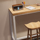 Pine Wood Bar Dining Table Modern Rectangle Bar Table with Trestle for Dining Room Clearhalo 'Bar Furniture' 'Bar Tables' 'bar_tables' 'furn' 'furn_bar_tables' 'Furniture' 'furniture_bar_tables' 'Kitchen & Dining Furniture' 5052010