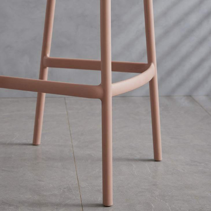 Modern Style Stackable Bar-stool Plastic Counter Bar Stool for Home Clearhalo 'Bar Furniture' 'Bar Stools' 'bar_stools' 'furn' 'furn_bar_stools' 'Furniture' 'furniture_bar_stools' 'Kitchen & Dining Furniture' 5052221