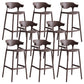 Modern Style Stackable Bar-stool Plastic Counter Bar Stool for Home Coffee 8 Piece Set Clearhalo 'Bar Furniture' 'Bar Stools' 'bar_stools' 'furn' 'furn_bar_stools' 'Furniture' 'furniture_bar_stools' 'Kitchen & Dining Furniture' 5052225