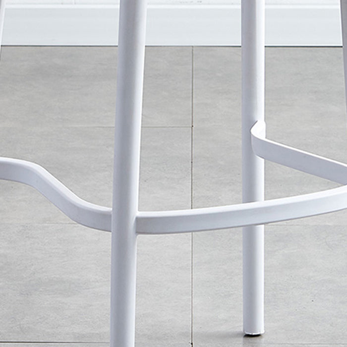 Modern Style Square Bar-stool Plastic Counter Bar Stool for Home Clearhalo 'Bar Furniture' 'Bar Stools' 'bar_stools' 'furn' 'furn_bar_stools' 'Furniture' 'furniture_bar_stools' 'Kitchen & Dining Furniture' 5052253