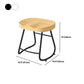 Modern Backrest Counter Stool Iron Milk Tea Shop Bar Stool with Wooden Seat and Pedal Clearhalo 'Bar Furniture' 'Bar Stools' 'bar_stools' 'furn' 'furn_bar_stools' 'Furniture' 'furniture_bar_stools' 'Kitchen & Dining Furniture' 5052340