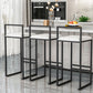 Modern Backrest Armless Counter Stool Iron Kitchen Bar Stool with Velvet Cushion and Pedal Clearhalo 'Bar Furniture' 'Bar Stools' 'bar_stools' 'furn' 'furn_bar_stools' 'Furniture' 'furniture_bar_stools' 'Kitchen & Dining Furniture' 5052351