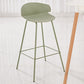 Nordic Style Metal Bar-stool Plastic Counter Bar Stool for Home Clearhalo 'Bar Furniture' 'Bar Stools' 'bar_stools' 'furn' 'furn_bar_stools' 'Furniture' 'furniture_bar_stools' 'Kitchen & Dining Furniture' 5052640