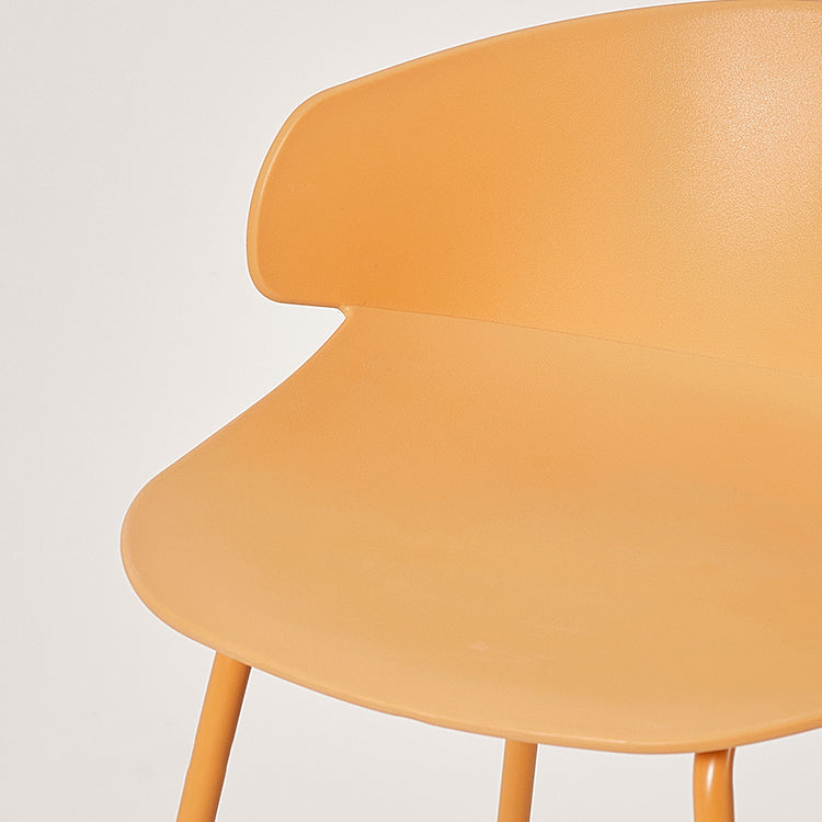 Nordic Style Metal Bar-stool Plastic Counter Bar Stool for Home Clearhalo 'Bar Furniture' 'Bar Stools' 'bar_stools' 'furn' 'furn_bar_stools' 'Furniture' 'furniture_bar_stools' 'Kitchen & Dining Furniture' 5052651