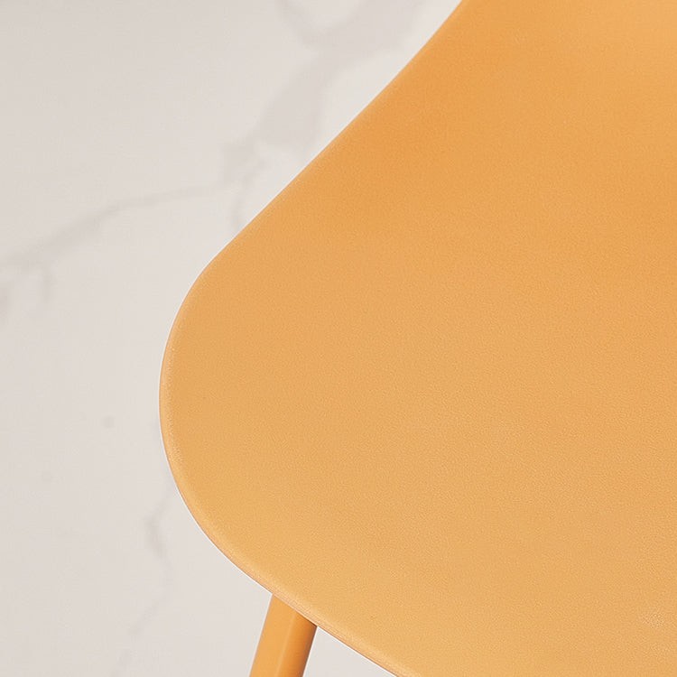 Nordic Style Metal Bar-stool Plastic Counter Bar Stool for Home Clearhalo 'Bar Furniture' 'Bar Stools' 'bar_stools' 'furn' 'furn_bar_stools' 'Furniture' 'furniture_bar_stools' 'Kitchen & Dining Furniture' 5052653