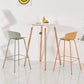 Nordic Style Metal Bar-stool Plastic Counter Bar Stool for Home Clearhalo 'Bar Furniture' 'Bar Stools' 'bar_stools' 'furn' 'furn_bar_stools' 'Furniture' 'furniture_bar_stools' 'Kitchen & Dining Furniture' 5052657