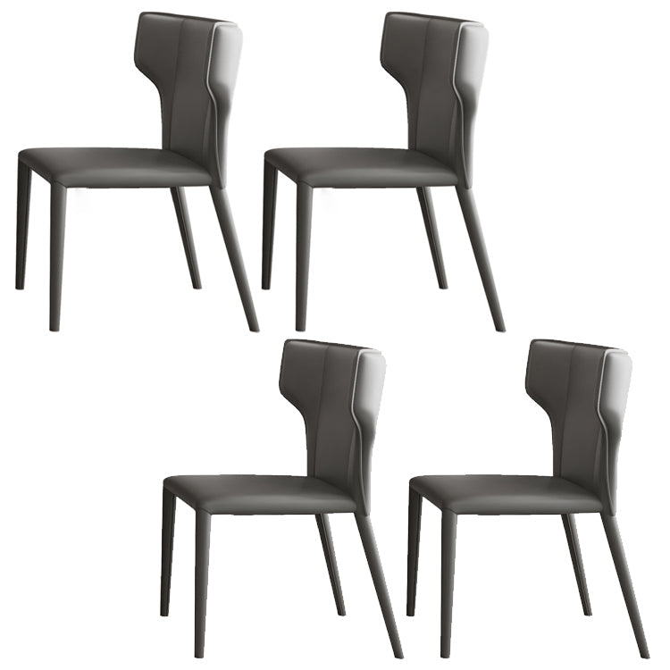 1/2/5/7 Pcs Dining Table Furniture Dining Table Set with Sintered Stone Top 4 Grey Chairs Clearhalo 'Dining Room Sets' 'Dining Tables & Seating' 'dining_room_set' 'furn' 'furn_dining_room_set' 'Furniture' 'furniture_dining_room_set' 'Kitchen & Dining Furniture' 5052727