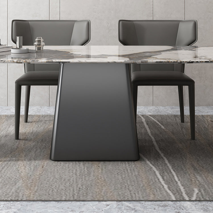 1/2/5/7 Pcs Dining Table Furniture Dining Table Set with Sintered Stone Top Clearhalo 'Dining Room Sets' 'Dining Tables & Seating' 'dining_room_set' 'furn' 'furn_dining_room_set' 'Furniture' 'furniture_dining_room_set' 'Kitchen & Dining Furniture' 5052736