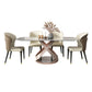 Nordic Sintered Stone Top Dining Set Rectangle 1/2/5/6 Pieces Dining Room Table Set 5 Pieces: Table, 4 Chairs Clearhalo 'Dining Room Sets' 'Dining Tables & Seating' 'dining_room_set' 'furn' 'furn_dining_room_set' 'Furniture' 'furniture_dining_room_set' 'Kitchen & Dining Furniture' 5052760