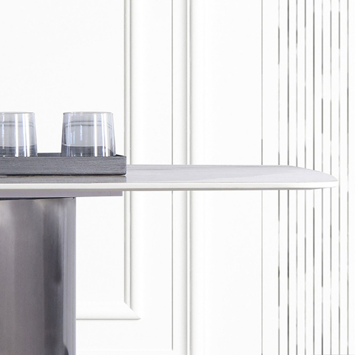 Modern Sintered Stone Top Dining Set Rectangle 1/2/5/7 Pieces Dining Area Table Set Clearhalo 'Dining Room Sets' 'Dining Tables & Seating' 'dining_room_set' 'furn' 'furn_dining_room_set' 'Furniture' 'furniture_dining_room_set' 'Kitchen & Dining Furniture' 5052833