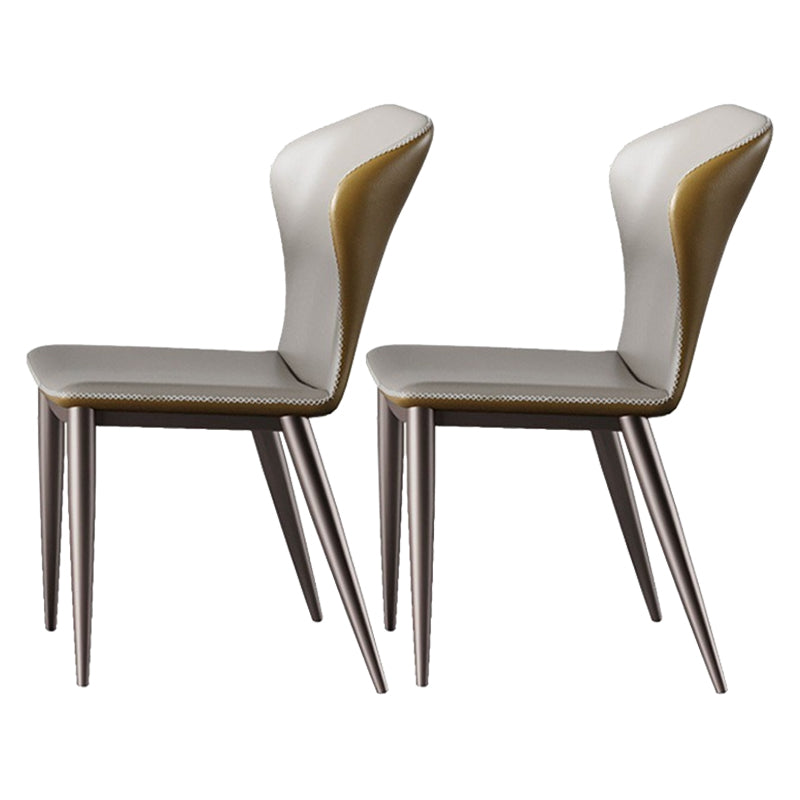 Modern Scalable Dinette Set 1/2/3/7/9 Pieces Round White Sintered Stone Dining Table Set 2 White Chairs Clearhalo 'Dining Room Sets' 'Dining Tables & Seating' 'dining_room_set' 'furn' 'furn_dining_room_set' 'Furniture' 'furniture_dining_room_set' 'Kitchen & Dining Furniture' 5052946