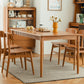 Solid Wood Dining Table Modern Rectangle Dining Table with 4 Legs 55.1"L x 33.5"W x 29.5"H Without Chairs Clearhalo 'Dining Tables & Seating' 'Dining Tables' 'dining_table' 'furn' 'furn_dining_table' 'Furniture' 'furniture_dining_table' 'Kitchen & Dining Furniture' 5053075