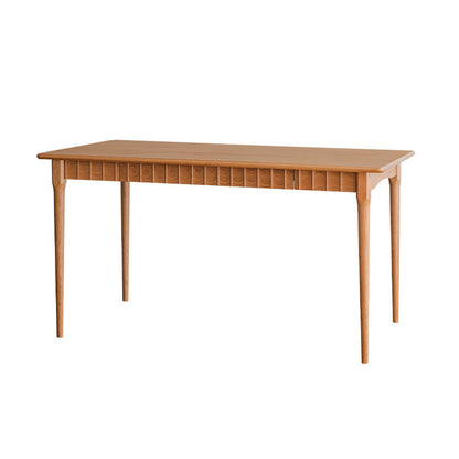 Solid Wood Dining Table Modern Rectangle Dining Table with 4 Legs Without Chairs Clearhalo 'Dining Tables & Seating' 'Dining Tables' 'dining_table' 'furn' 'furn_dining_table' 'Furniture' 'furniture_dining_table' 'Kitchen & Dining Furniture' 5053079