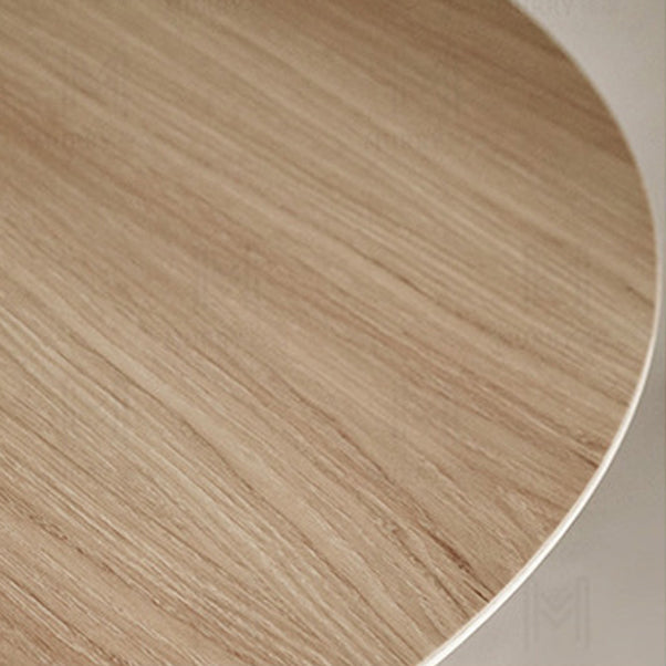 Round Pedestal Dining Site Table Contemporary Style Pine Solid Wood Dinette Table Clearhalo 'Dining Tables & Seating' 'Dining Tables' 'dining_table' 'furn' 'furn_dining_table' 'Furniture' 'furniture_dining_table' 'Kitchen & Dining Furniture' 5053157