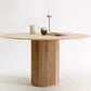 Round Pedestal Dining Site Table Contemporary Style Pine Solid Wood Dinette Table Clearhalo 'Dining Tables & Seating' 'Dining Tables' 'dining_table' 'furn' 'furn_dining_table' 'Furniture' 'furniture_dining_table' 'Kitchen & Dining Furniture' 5053158