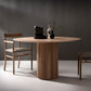 Round Pedestal Dining Site Table Contemporary Style Pine Solid Wood Dinette Table Clearhalo 'Dining Tables & Seating' 'Dining Tables' 'dining_table' 'furn' 'furn_dining_table' 'Furniture' 'furniture_dining_table' 'Kitchen & Dining Furniture' 5053160