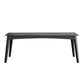 Medieval Modern Sintered Stone Top Dining Table Rectangle Table with 4 Legs Black Without Chairs Clearhalo 'Dining Tables & Seating' 'Dining Tables' 'dining_table' 'furn' 'furn_dining_table' 'Furniture' 'furniture_dining_table' 'Kitchen & Dining Furniture' 5053170