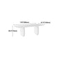 Modern Solid Wood Table for Restaurant Rectangle White Dining Table with Double Pedestal Clearhalo 'Dining Tables & Seating' 'Dining Tables' 'dining_table' 'furn' 'furn_dining_table' 'Furniture' 'furniture_dining_table' 'Kitchen & Dining Furniture' 5053248