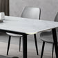Rectangle Stone Dining Table Modern Dining Table with 4 Black Legs Clearhalo 'Dining Tables & Seating' 'Dining Tables' 'dining_table' 'furn' 'furn_dining_table' 'Furniture' 'furniture_dining_table' 'Kitchen & Dining Furniture' 5053267