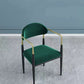 Upholstered Dining Chair Glam Style Open Back Dining Armchair for Indoor Green 1 Piece Clearhalo 'Dining Chairs' 'Dining Tables & Seating' 'dining_chair' 'furn' 'furn_dining_chair' 'Furniture' 'furniture_dining_chair' 'Kitchen & Dining Furniture' 5053458