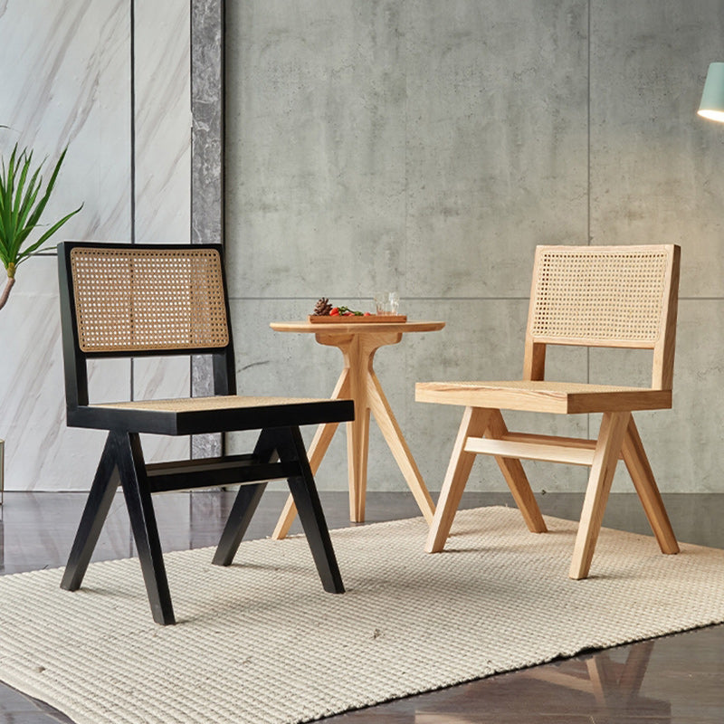 Dining Room Side Chairs Modern Rubber Wood Kitchen Chair for Home Clearhalo 'Dining Chairs' 'Dining Tables & Seating' 'dining_chair' 'furn' 'furn_dining_chair' 'Furniture' 'furniture_dining_chair' 'Kitchen & Dining Furniture' 5053521