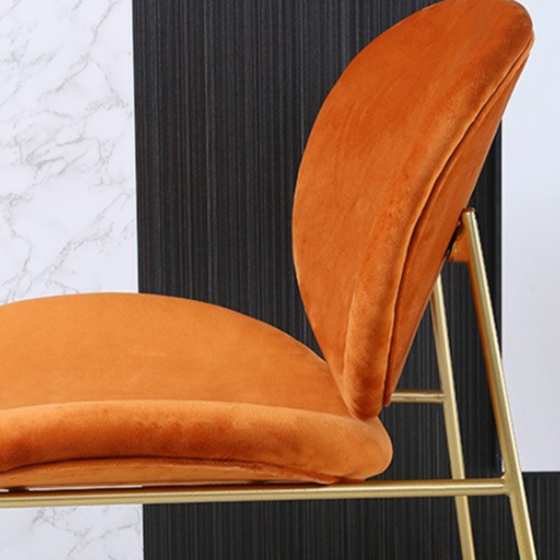 Upholstered Dining Chair Glam Style Side Chair for Dining Room Clearhalo 'Dining Chairs' 'Dining Tables & Seating' 'dining_chair' 'furn' 'furn_dining_chair' 'Furniture' 'furniture_dining_chair' 'Kitchen & Dining Furniture' 5053556