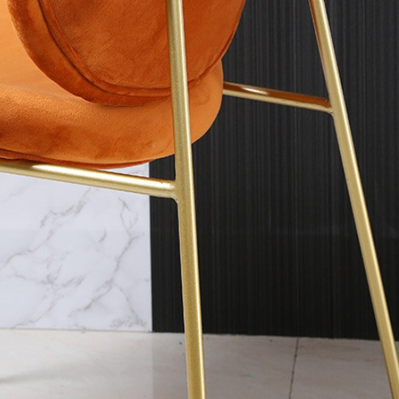 Upholstered Dining Chair Glam Style Side Chair for Dining Room Clearhalo 'Dining Chairs' 'Dining Tables & Seating' 'dining_chair' 'furn' 'furn_dining_chair' 'Furniture' 'furniture_dining_chair' 'Kitchen & Dining Furniture' 5053558