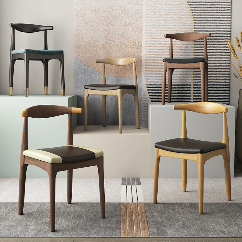 Entryway Dining Chairs Armless Wooden Dining Room Chairs for Kitchen Clearhalo 'Dining Chairs' 'Dining Tables & Seating' 'dining_chair' 'furn' 'furn_dining_chair' 'Furniture' 'furniture_dining_chair' 'Kitchen & Dining Furniture' 5053581