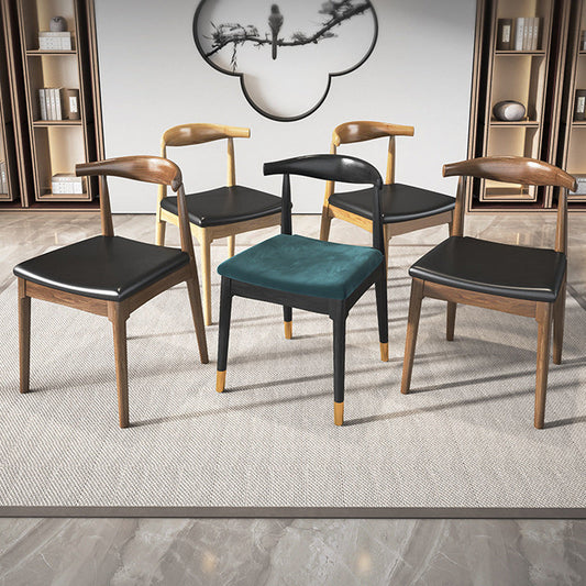 Entryway Dining Chairs Armless Wooden Dining Room Chairs for Kitchen Clearhalo 'Dining Chairs' 'Dining Tables & Seating' 'dining_chair' 'furn' 'furn_dining_chair' 'Furniture' 'furniture_dining_chair' 'Kitchen & Dining Furniture' 5053588