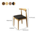 Entryway Dining Chairs Armless Wooden Dining Room Chairs for Kitchen Clearhalo 'Dining Chairs' 'Dining Tables & Seating' 'dining_chair' 'furn' 'furn_dining_chair' 'Furniture' 'furniture_dining_chair' 'Kitchen & Dining Furniture' 5053604