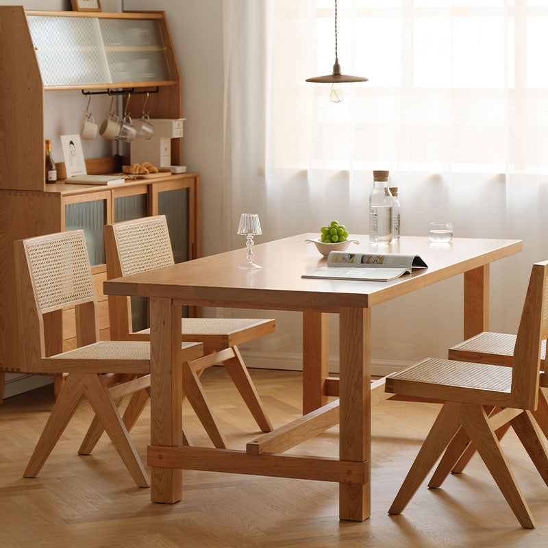 Modern Dining Room Dining Chairs Rubber Wood Dining Side Chairs Clearhalo 'Dining Chairs' 'Dining Tables & Seating' 'dining_chair' 'furn' 'furn_dining_chair' 'Furniture' 'furniture_dining_chair' 'Kitchen & Dining Furniture' 5053645