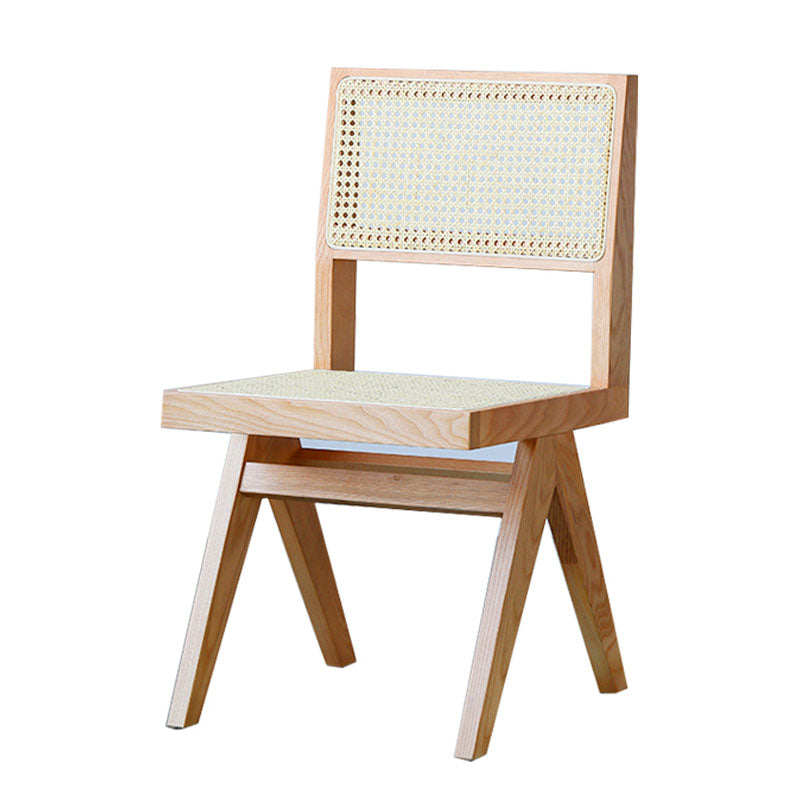 Modern Dining Room Dining Chairs Rubber Wood Dining Side Chairs Wood Non-Upholstered Chair(s) 1 Piece Clearhalo 'Dining Chairs' 'Dining Tables & Seating' 'dining_chair' 'furn' 'furn_dining_chair' 'Furniture' 'furniture_dining_chair' 'Kitchen & Dining Furniture' 5053658