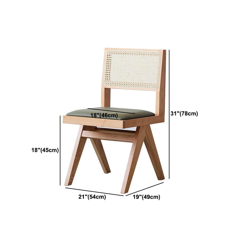 Modern Dining Room Dining Chairs Rubber Wood Dining Side Chairs Clearhalo 'Dining Chairs' 'Dining Tables & Seating' 'dining_chair' 'furn' 'furn_dining_chair' 'Furniture' 'furniture_dining_chair' 'Kitchen & Dining Furniture' 5053675